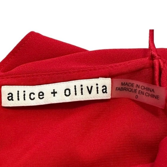 Alice + Olivia Kipp Layered Ruffle Short Dress size 0 - Picture 7 of 9